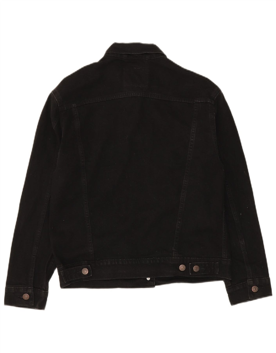 Levi's Veste en Jean Femme UK 14 Coton Noir Moyen