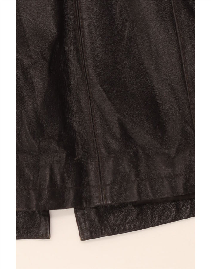 Conbipel Manteau en Cuir Femme IT 48 XL Cuir Noir