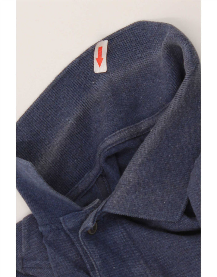 Lacoste Polo à manches longues pour homme Taille 4 Coton bleu moyen