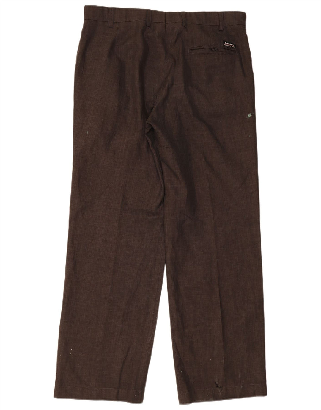 Champion Pantalon de costume droit pour homme Medium W32 L30 Marron
