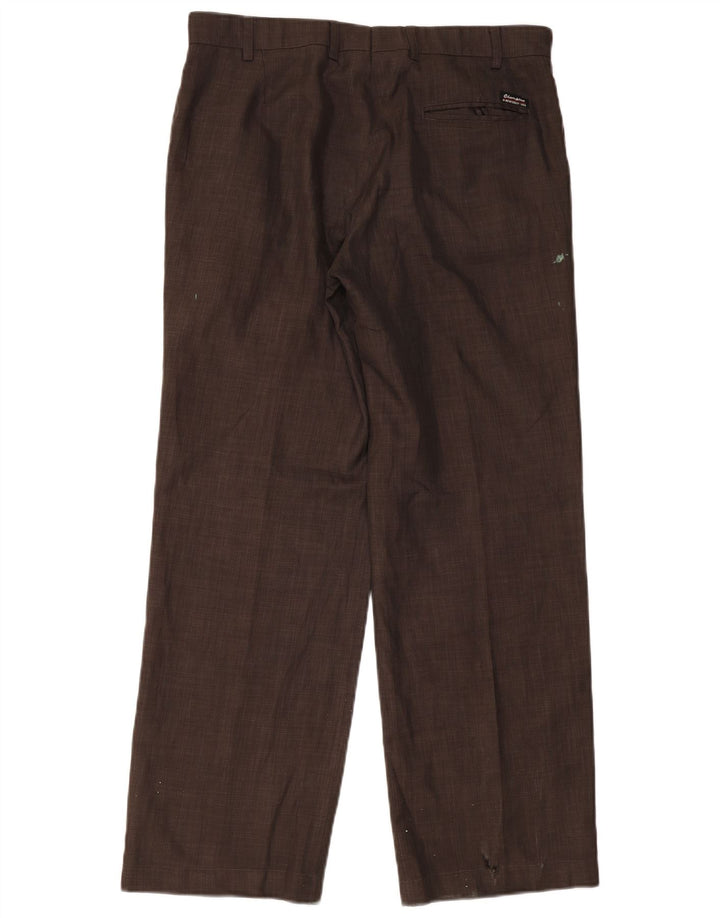 Champion Pantalon de costume droit pour homme Medium W32 L30 Marron