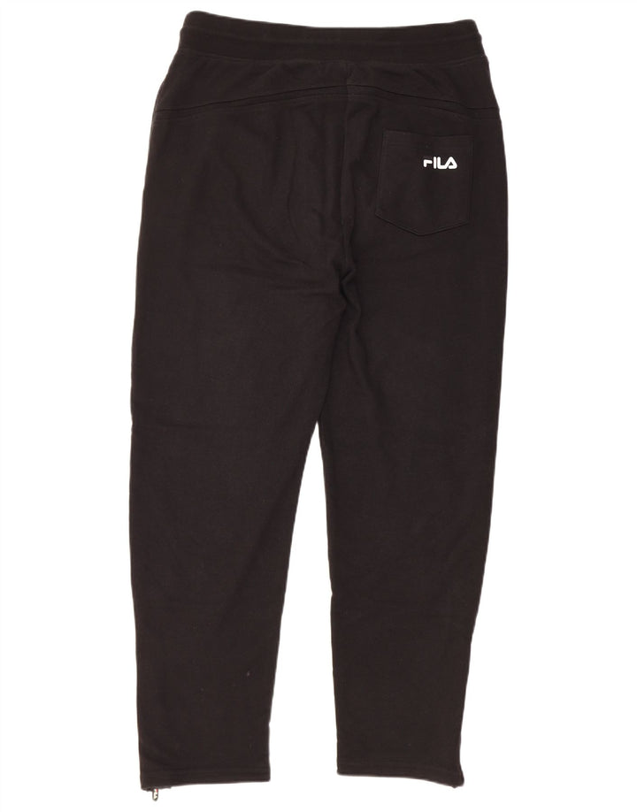 FILA Pantalon de Survêtement Homme Noir Moyen Coton