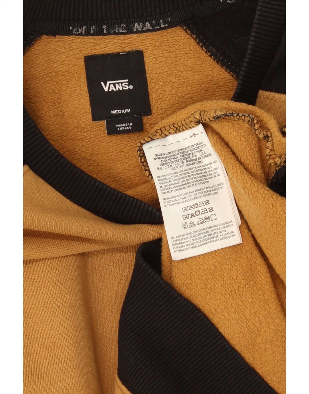 Vans Sweat-shirt en coton colour block pour homme Marron moyen