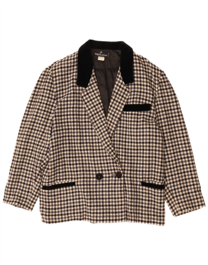 Pret-a-Porter Veste blazer croisée pour femme UK 10 Small Gris