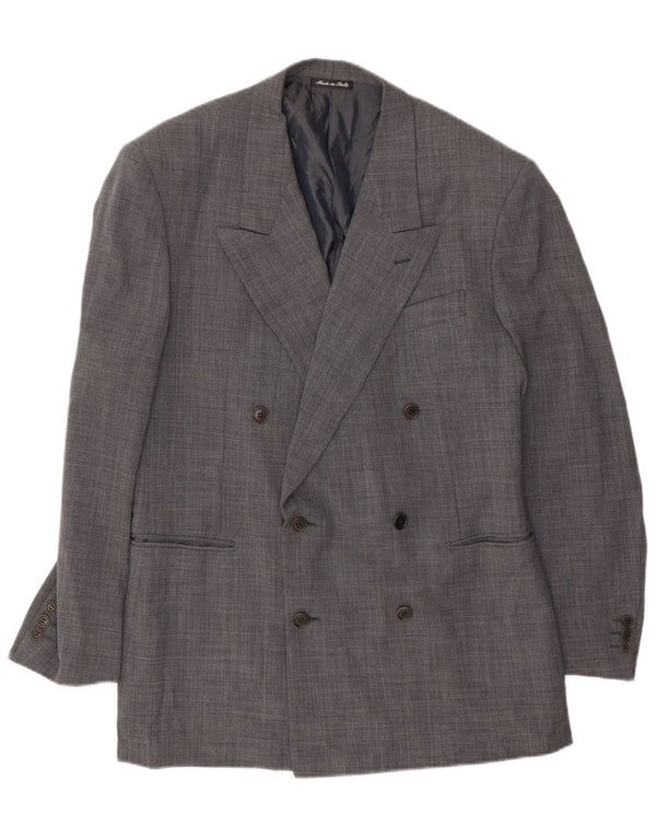 Pal Zileri Veste Blazer Croisée Homme IT 52 XL Laine Grise
