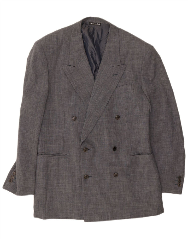 Pal Zileri Veste Blazer Croisée Homme IT 52 XL Laine Grise