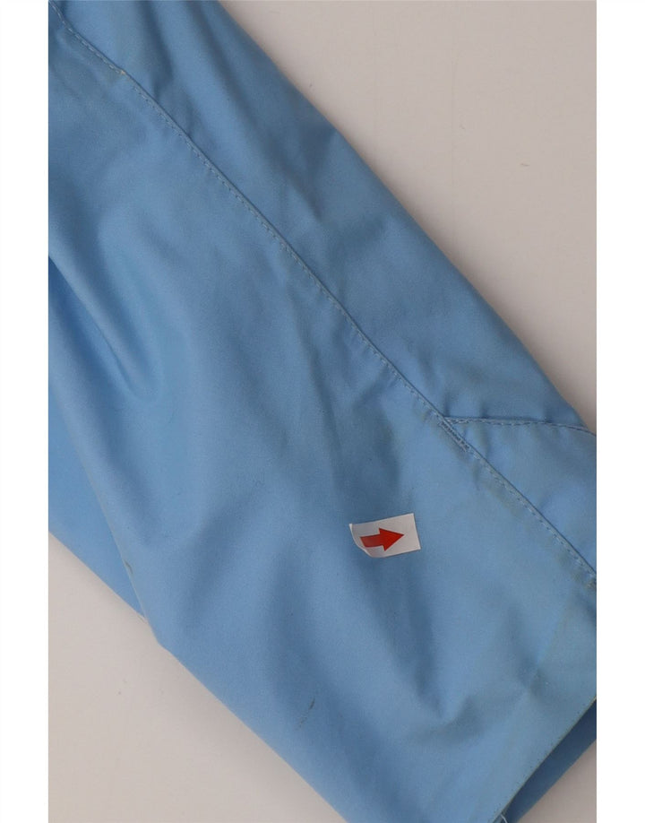 JACK WOLFSKIN Veste coupe-vent à capuche pour femme UK 12 Bleu moyen Polyester