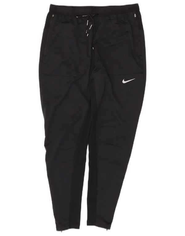 NIKE Pantalon de survêtement pour femme UK 10 Small Noir Polyester