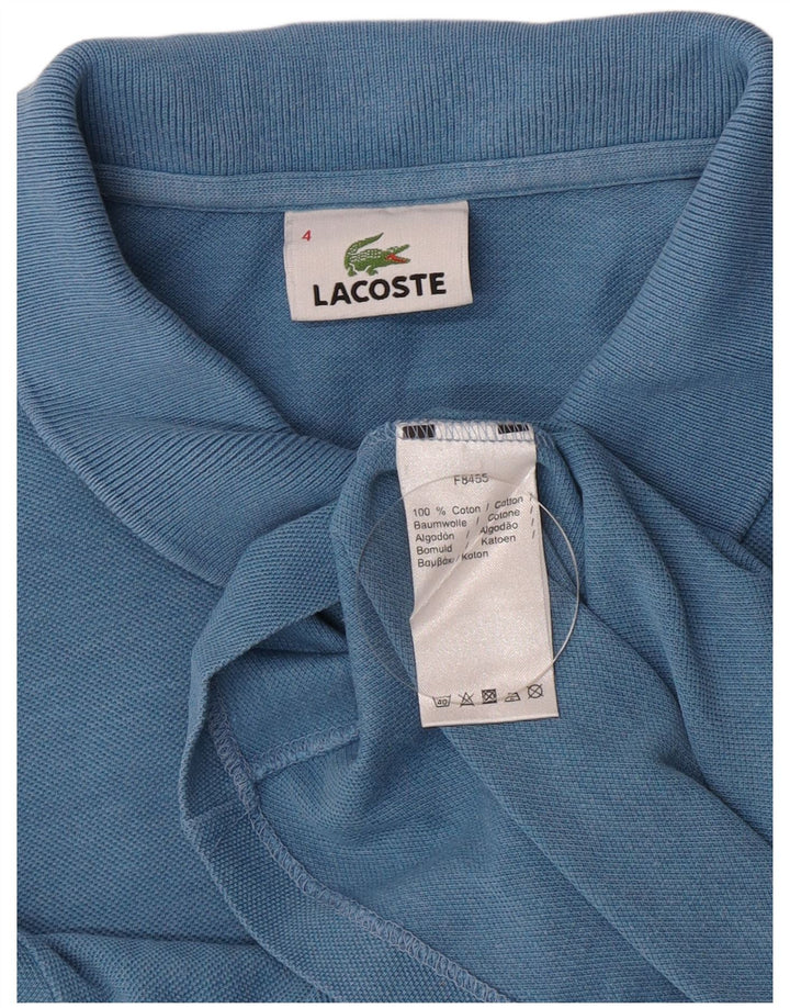 Lacoste Polo Homme Taille 4 Coton Bleu Moyen