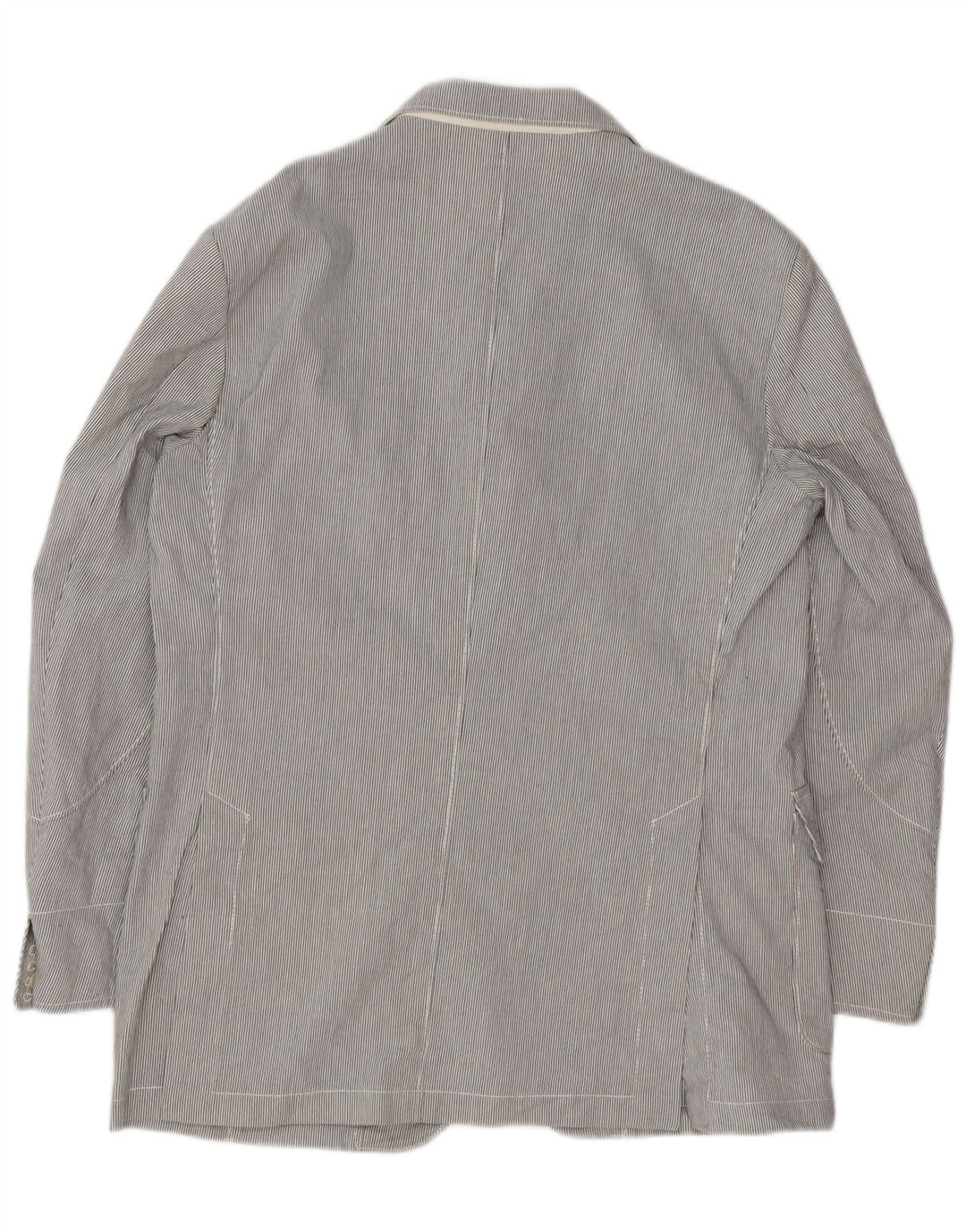 Corneliani Veste blazer à 3 boutons pour homme UK 36 Petites rayures grises