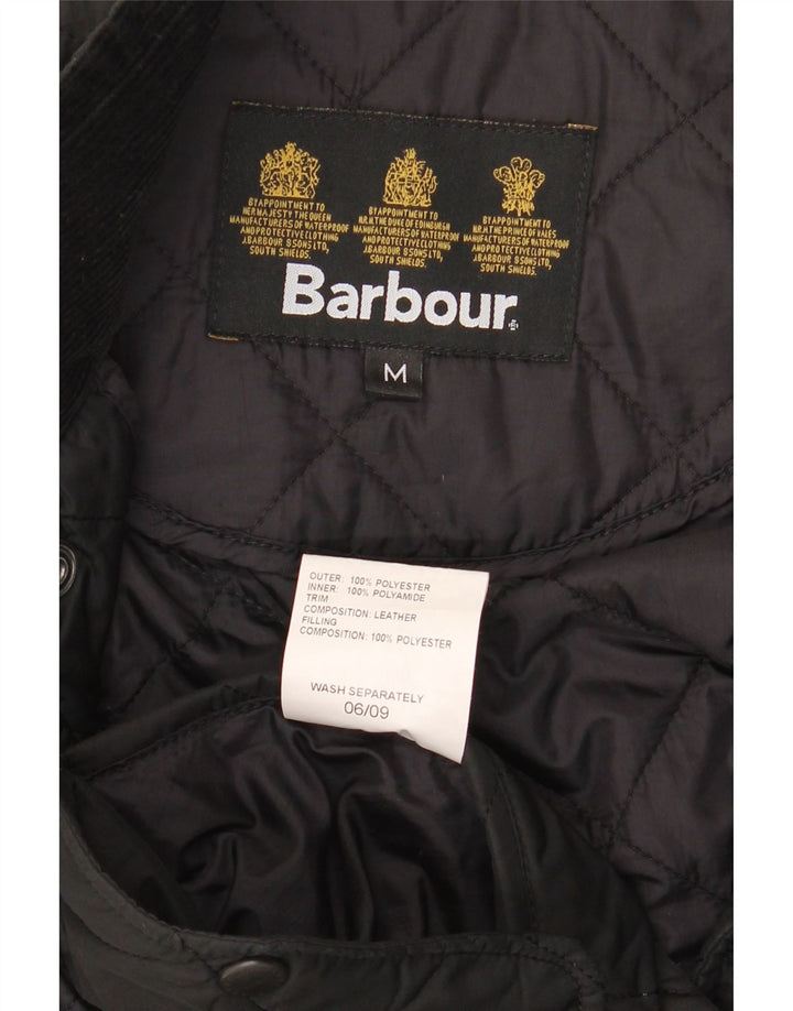 Barbour Veste matelassée pour homme UK 38 Medium Noir Polyester