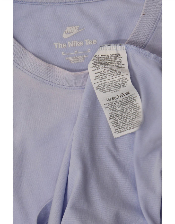 NIKE T-Shirt Homme Bleu Moyen Coton