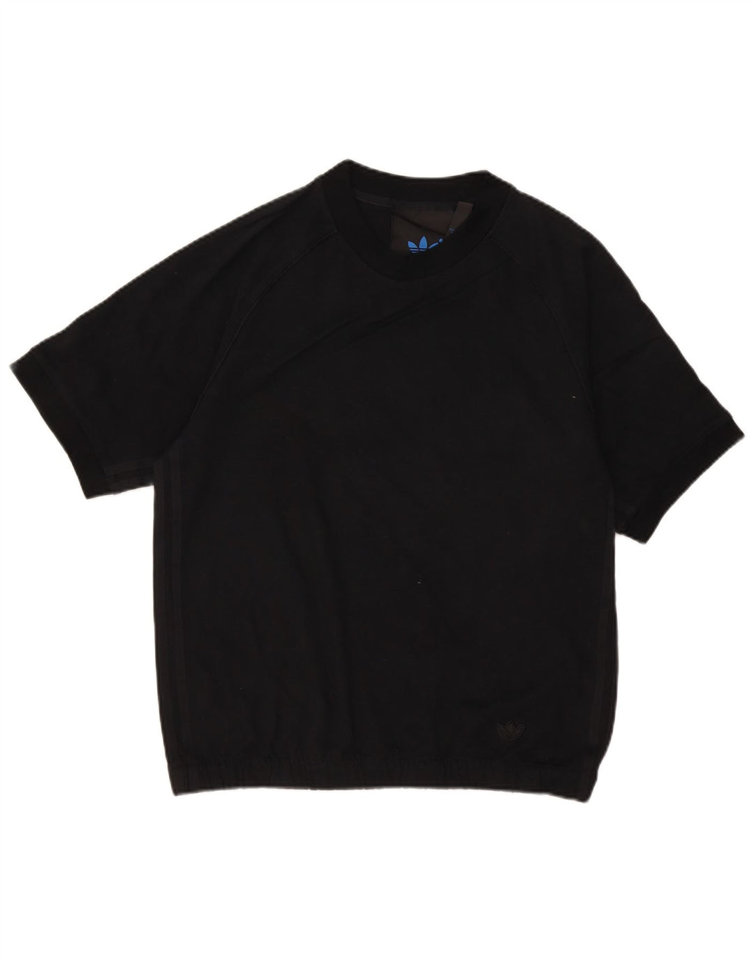 Adidas Sweat-shirt à manches courtes pour homme en coton noir Taille S
