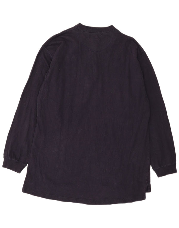 Chaps Haut Homme Manches Longues 2XL Bleu Marine Coton