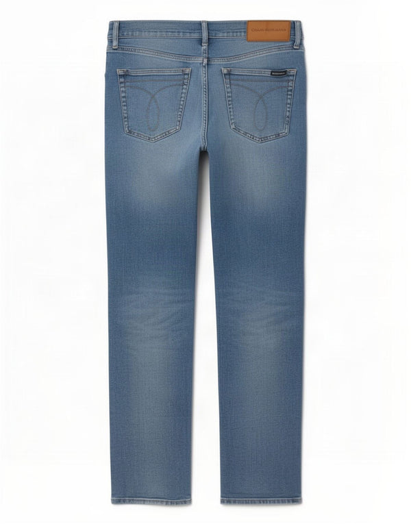 Calvin Klein Jean droit homme W31 L32 bleu coton