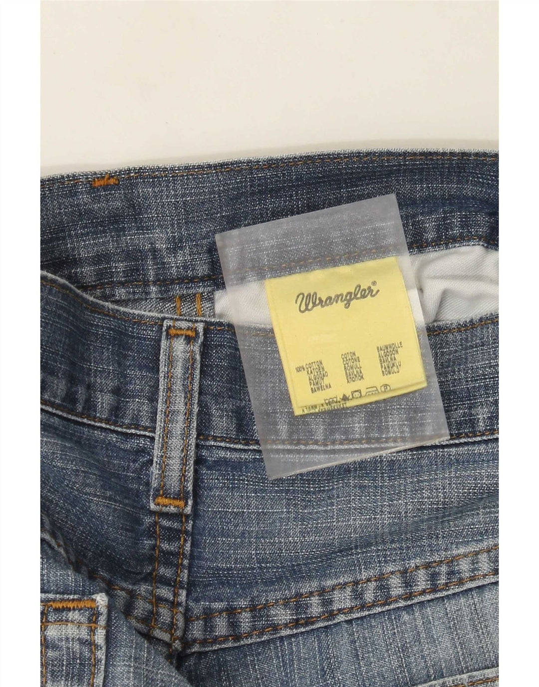 Wrangler Jean droit coupe régulière pour homme W32 L32 bleu coton