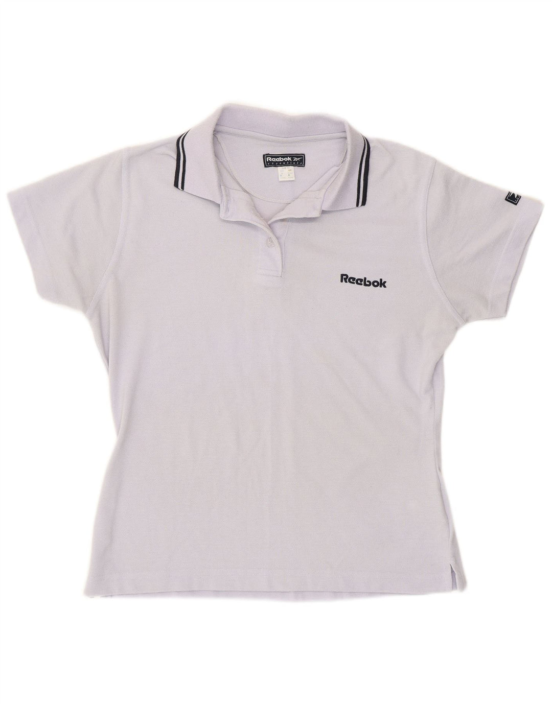 Reebok Polo Femme UK 14 Large Violet Polyester