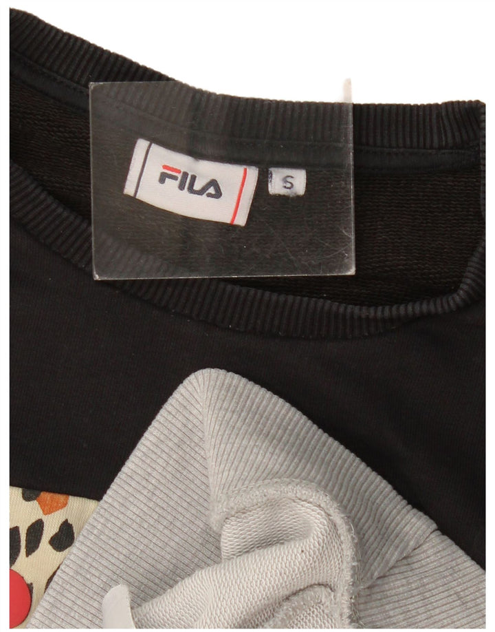 Fila Sweat-shirt graphique pour femme UK 10 Small Multicolore