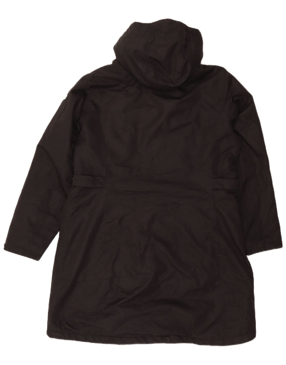 Killtec Manteau coupe-vent à capuche pour femme UK 16 Large Noir Polyester