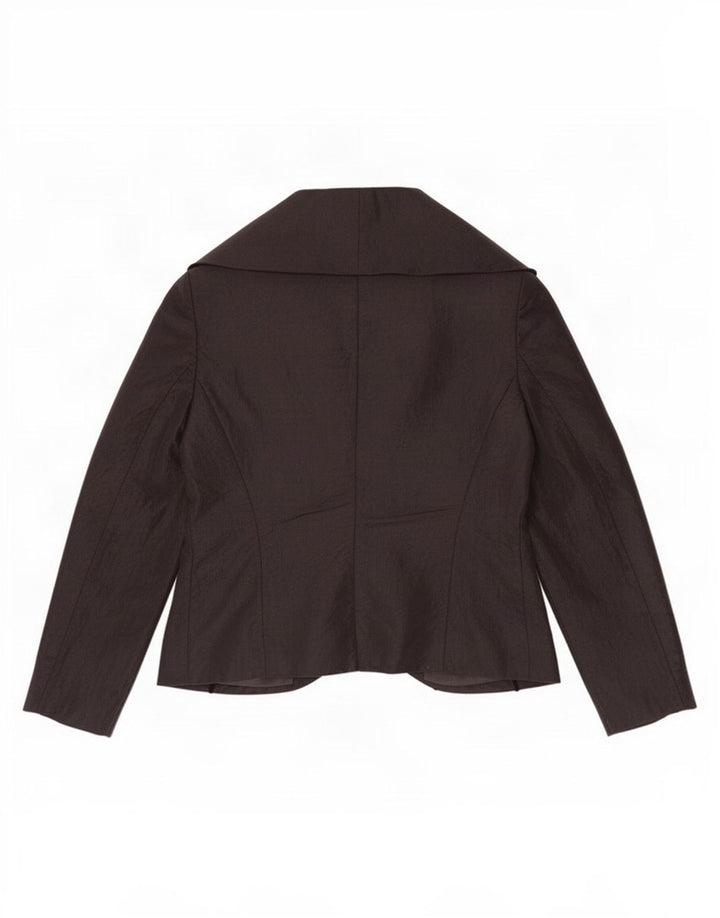 Gold By Michael H Veste Blazer Femme UK 10 Petit Noir Polyester