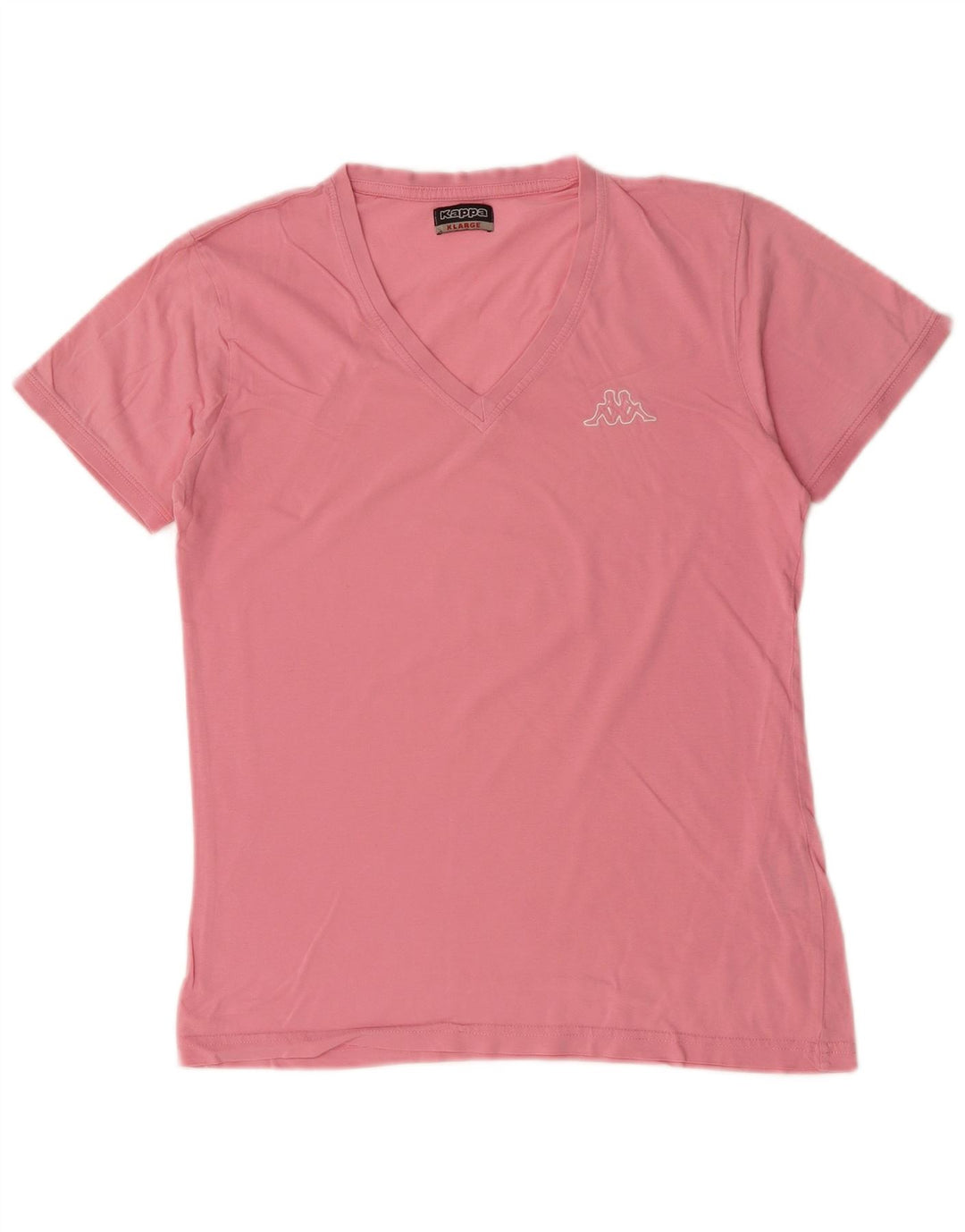 KAPPA T-Shirt Femme Top UK 18 XL Rose Coton