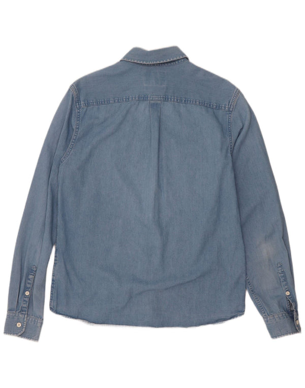 Calvin Klein Jeans Chemise en Jean Regular Fit Homme Bleu Moyen Coton