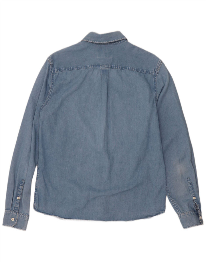 Calvin Klein Jeans Chemise en Jean Regular Fit Homme Bleu Moyen Coton
