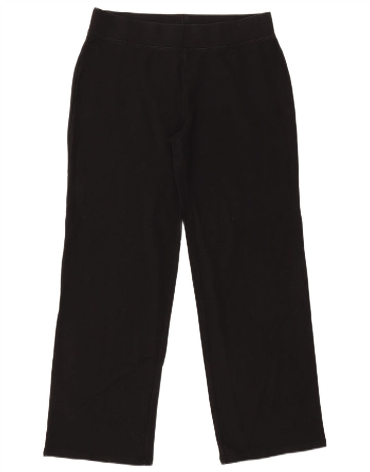 Marks & Spencer Pantalon de survêtement pour femme UK 12 Medium Noir Coton