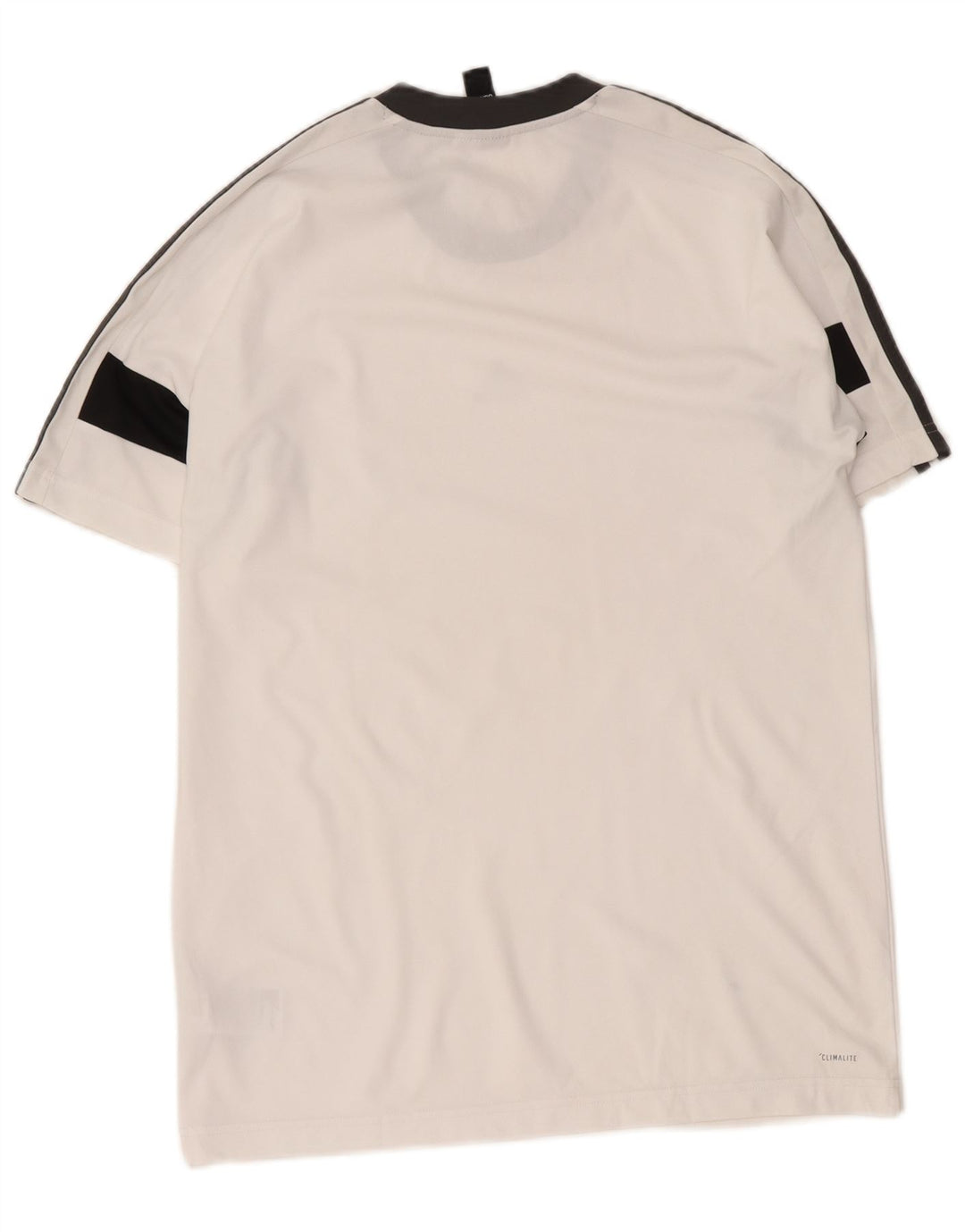 Adidas Hommes Climalite T-Shirt Haut Moyen Blanc Colorblock Polyester