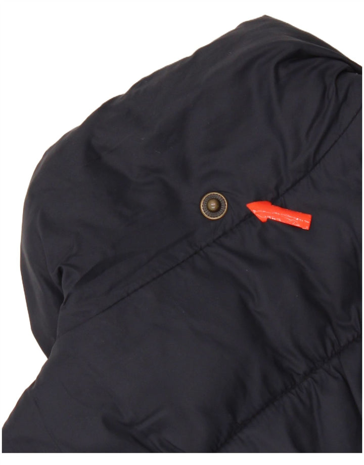 Barbour Femmes Gilet Rembourré UK 8 Petit Bleu Marine Polyamide