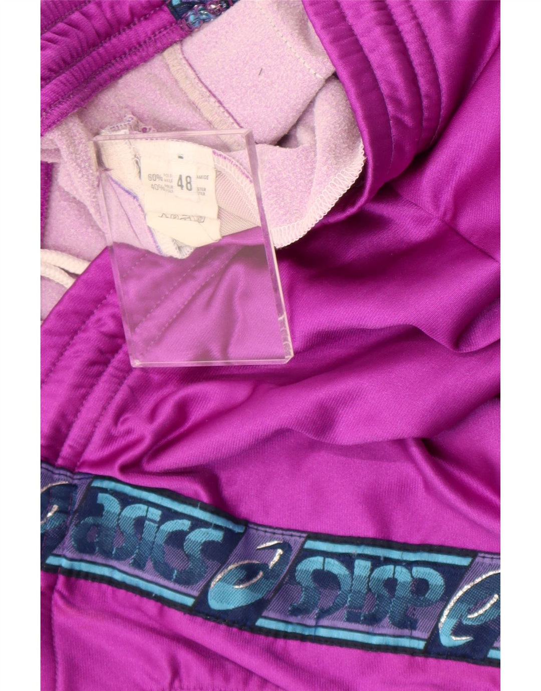 Asics Pantalon De Survêtement Graphique Femme IT 48 XL Violet Polyamide