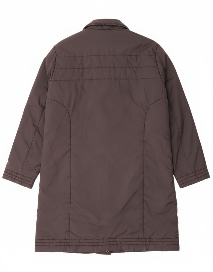 Adidas Manteau rembourré pour femme UK 16 Large Gris Polyamide