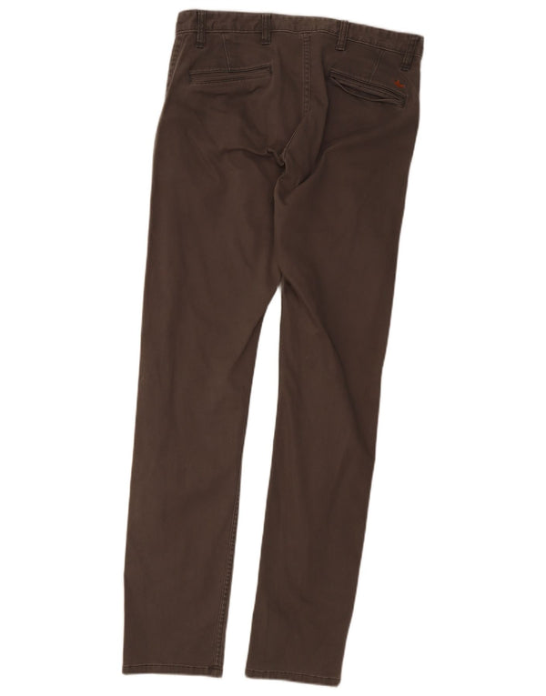 Dockers Pantalon Chino Slim Khakis Homme W32 L34 Gris Coton