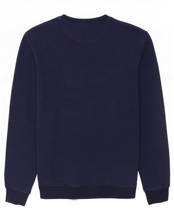 Lyle & Scott Sweat-shirt pour homme en coton bleu marine Small