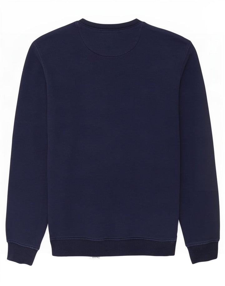 Lyle & Scott Sweat-shirt pour homme en coton bleu marine Small