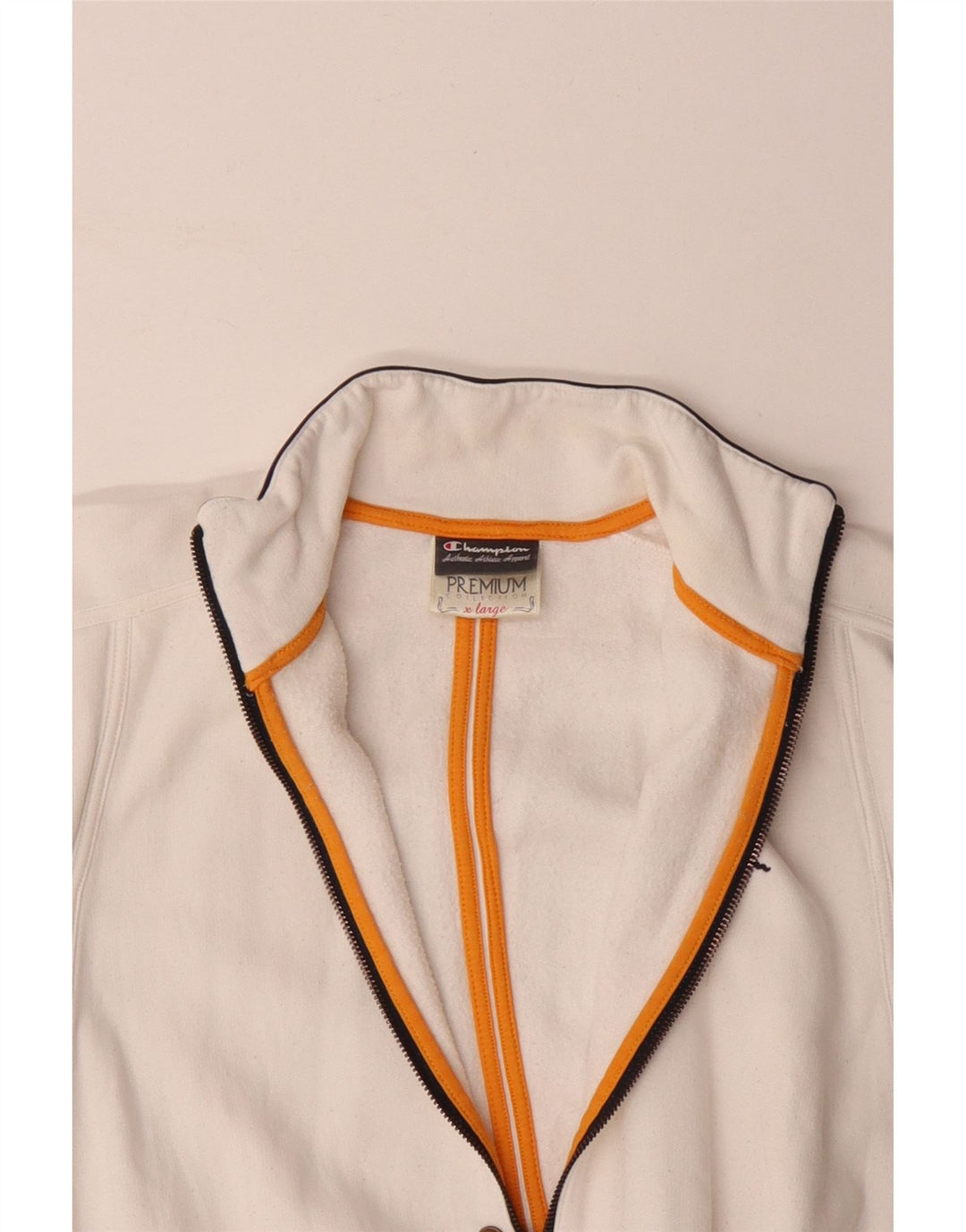 Champion Veste De Survêtement XL Homme Blanc Cassé