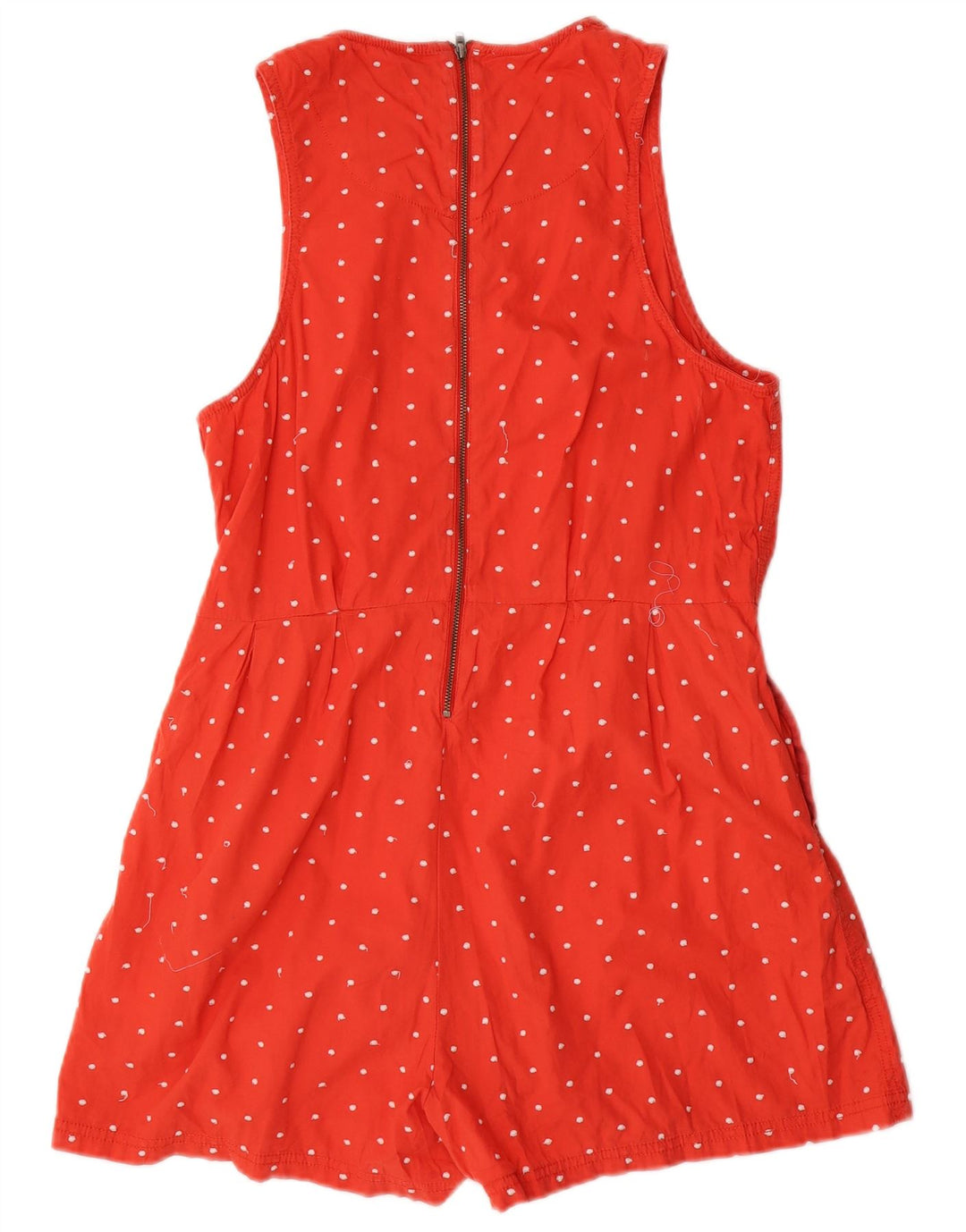 Superdry Combishort sans manches pour femme UK 14 Rouge moyen à pois