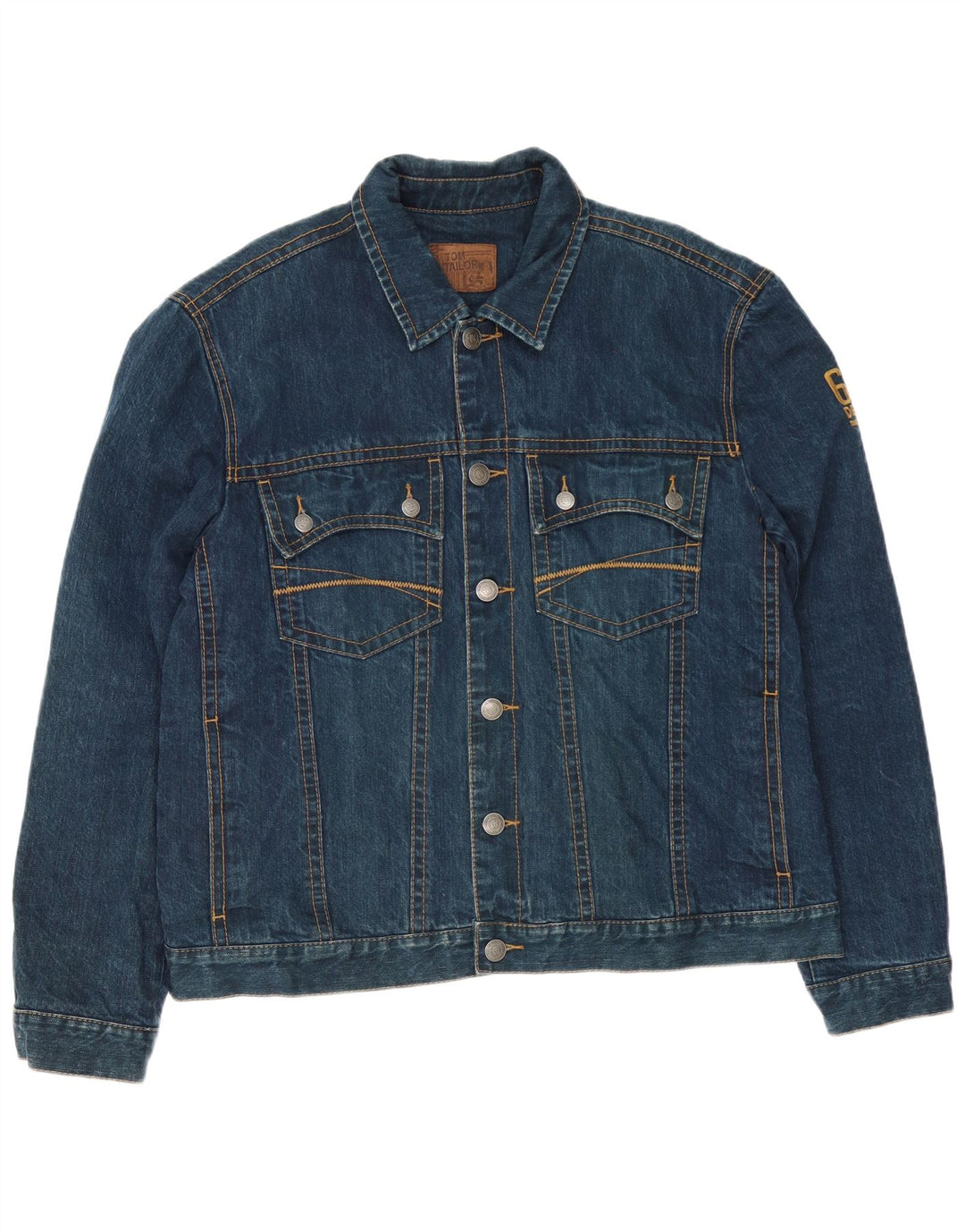 Tom Tailor Veste en Jean Homme UK 44 2XL Bleu Coton