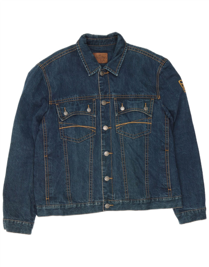 Tom Tailor Veste en Jean Homme UK 44 2XL Bleu Coton