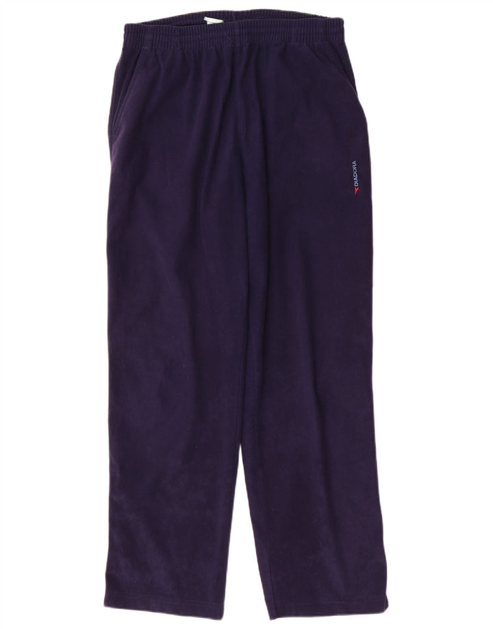 DIADORA Pantalon de survêtement pour homme UK 40 Bleu marine moyen Polyester