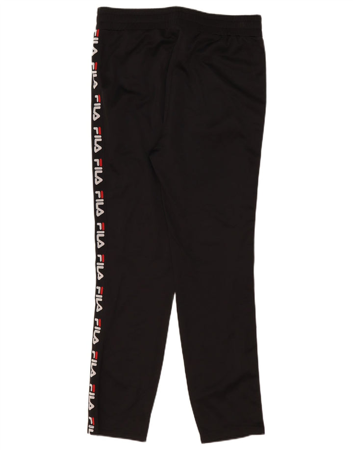 Fila Pantalon de survêtement graphique homme petit noir polyester