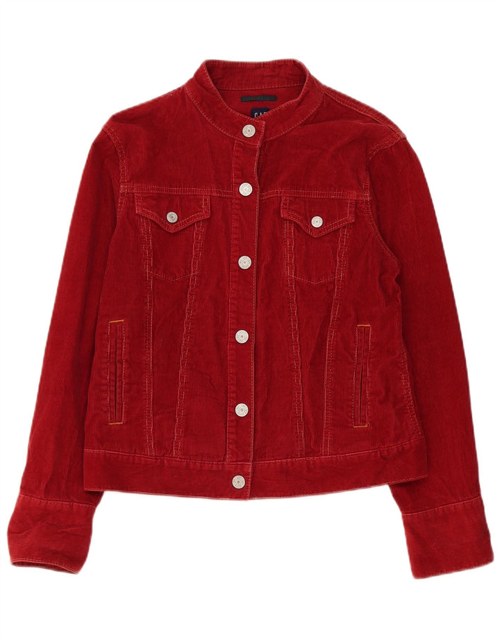Gap Veste en velours côtelé pour femme UK 16 Large Rouge