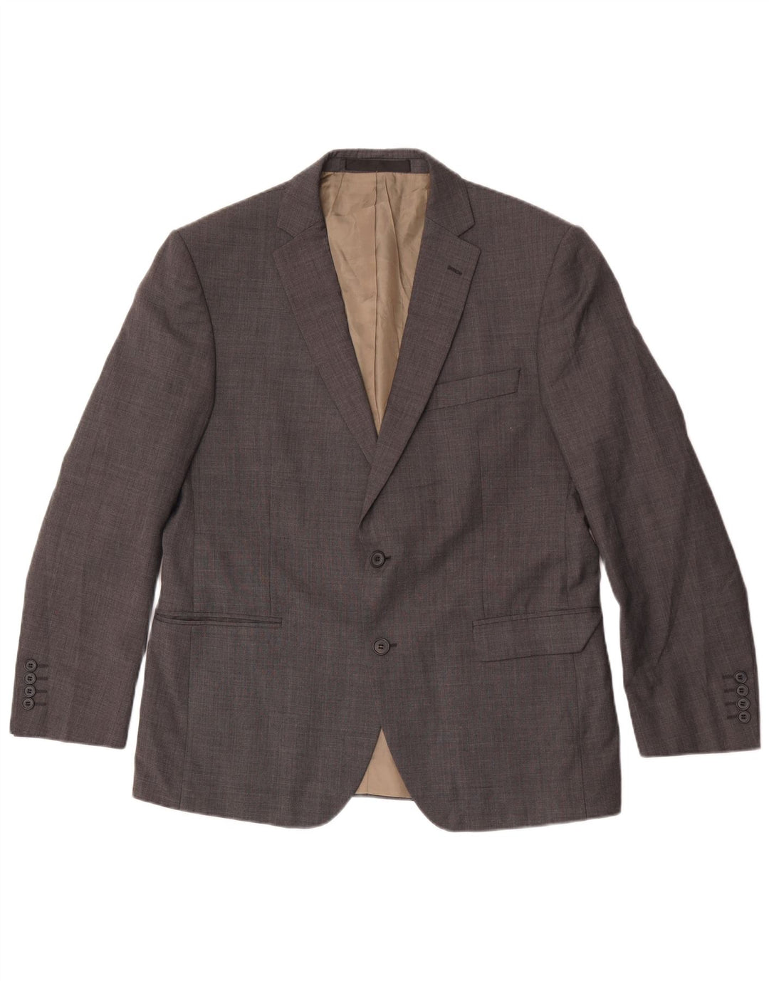 Marks & Spencer Veste blazer à 2 boutons pour homme UK 42 Grande laine grise