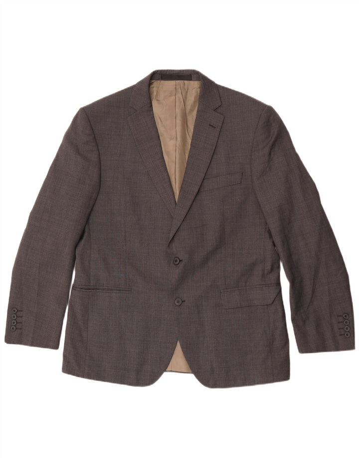 Marks & Spencer Veste blazer à 2 boutons pour homme UK 42 Grande laine grise