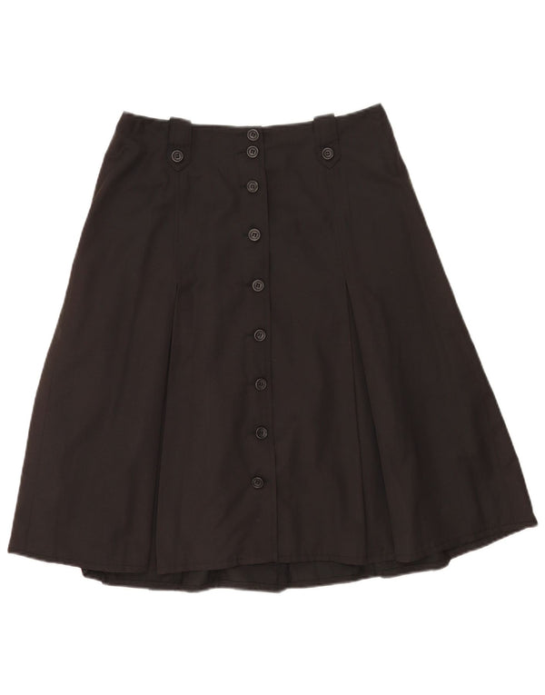 Charles Robertson Jupe trapèze pour femme UK 12 Medium W28 L24 Coton noir