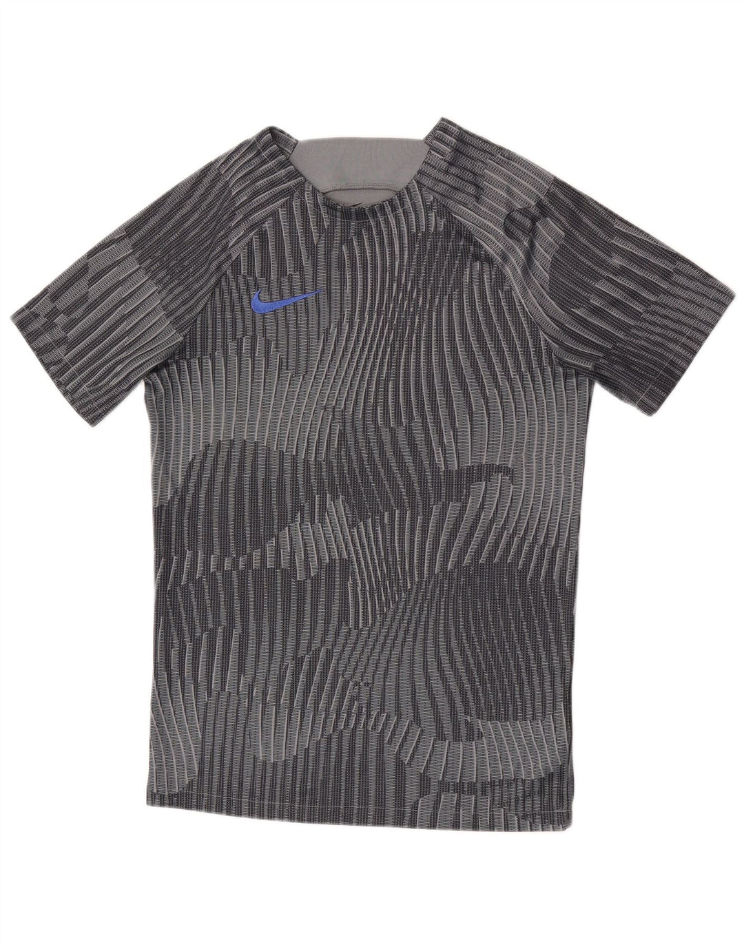 Nike Hommes Dri Fit Graphic T-Shirt Haut Petit Gris Camouflage Polyester