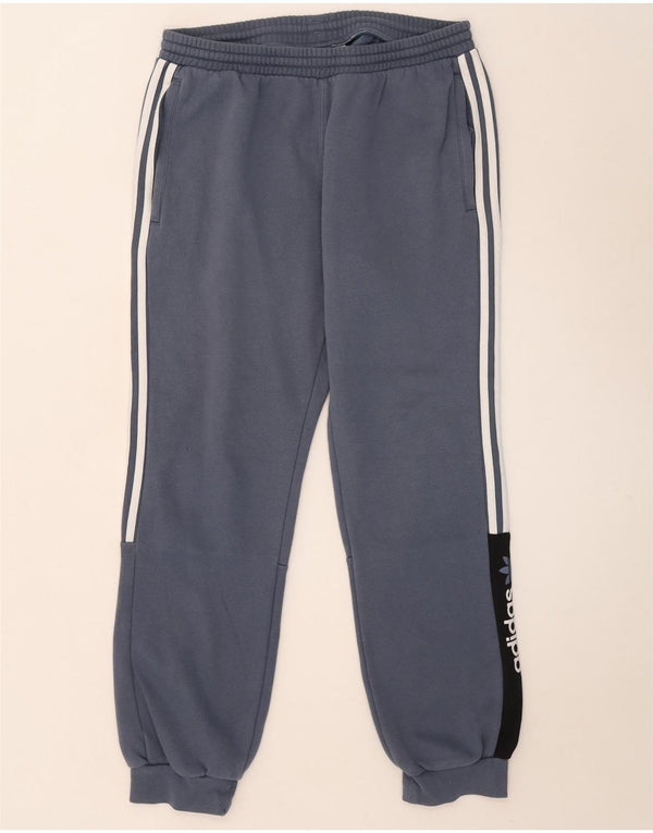 Adidas Pantalon de Survêtement Graphique pour Homme Joggers Large Bleu Colorblock