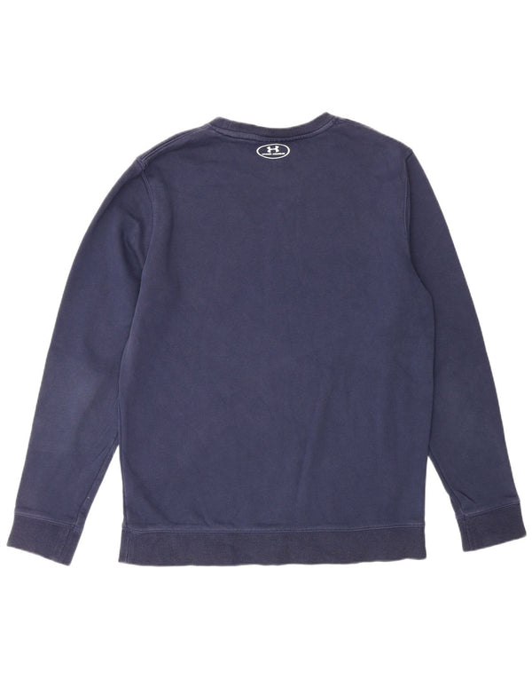 Under Armour Womens Cold Gear Sweatshirt Jumper UK 16 Large Navy Blue