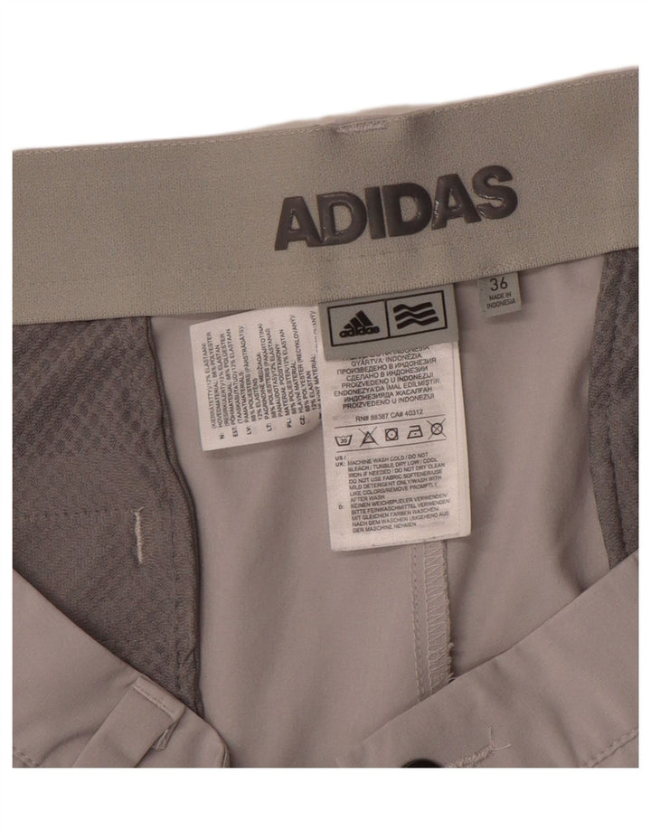 ADIDAS Short Chino Homme W36 Grand Gris Polyester