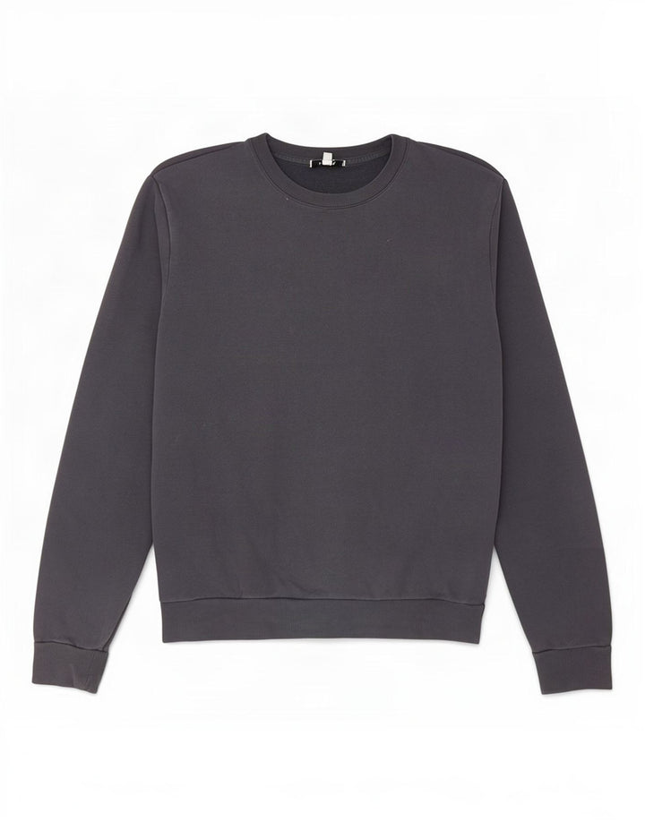 Reiss Sweat-Shirt Homme Bleu Marine Moyen Coton